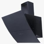 غطاء زجاجي بريطاني أسود مدمج