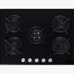 Ankastre Siyah Cam Ocak - 5 Gözlü