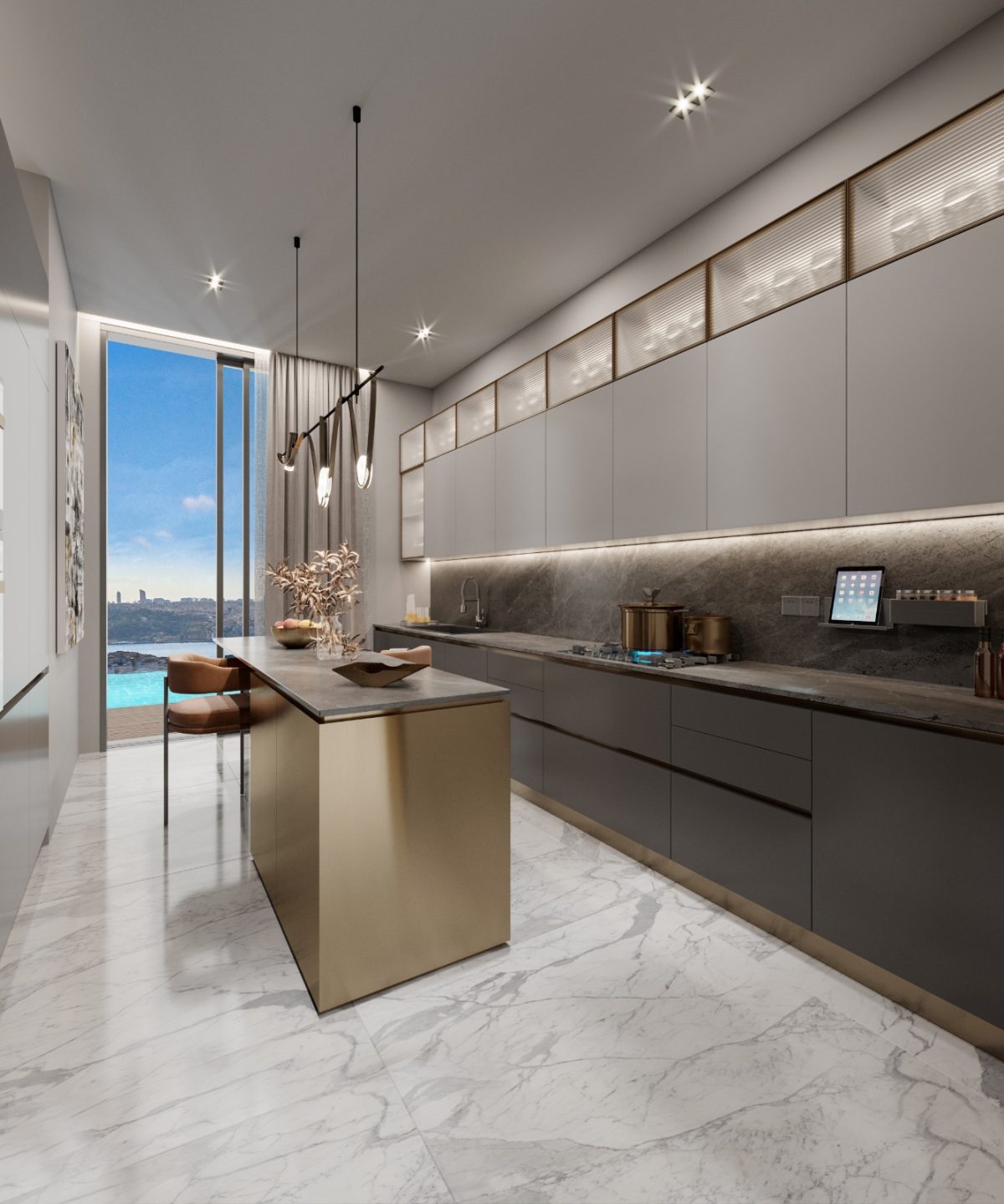 Nişantaşı projesinde sahip olmanız sadece denizin komşusu olmayacağınız, denizin bile kendi dairenizin balkonuna gelmesi anlamına geliyor. - Görsel 15