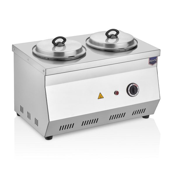 Double Soup Warmer 9+9 lt