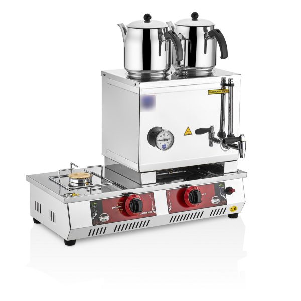 Çay ocağı + 2 çaydanlık 23 litre