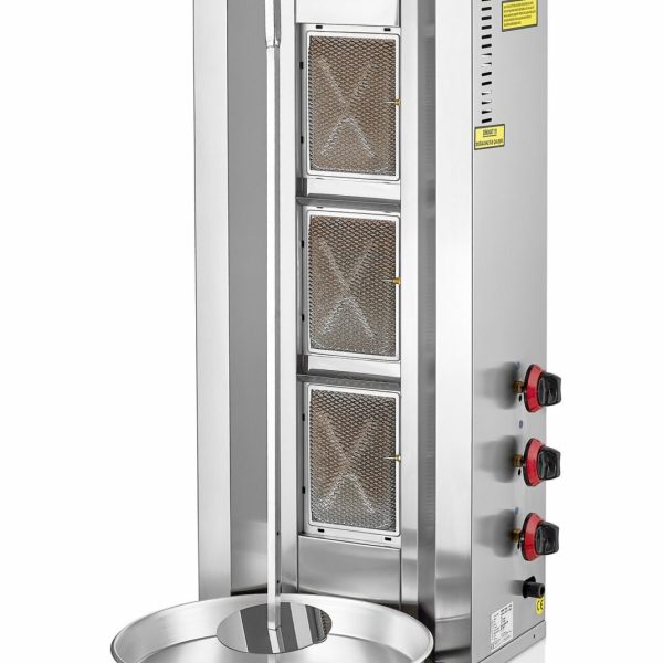 3 Radiant Gas (CE) Doner Kebab Cooker