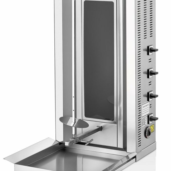 4 Radyan Elektrikli Üstten Motorlu Döner Ocağı