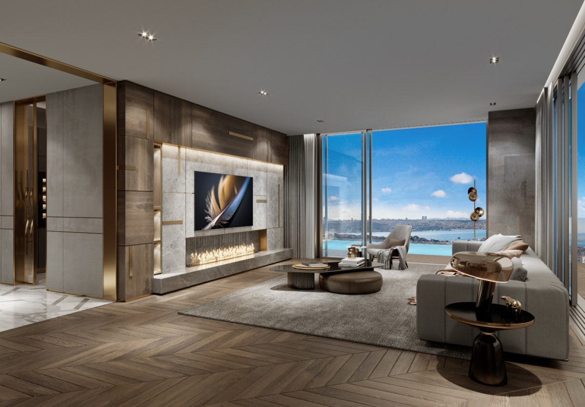 Nişantaşı projesinde sahip olmanız sadece denizin komşusu olmayacağınız, denizin bile kendi dairenizin balkonuna gelmesi anlamına geliyor. - Görsel 34