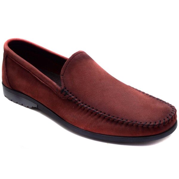 CAS 76-D Men's Shoes - Red (Leather)