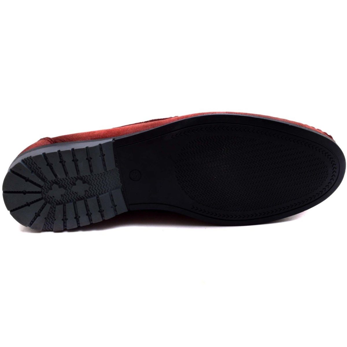 ⁦أحذية رجالية CAS 76-D - أحمر (جلد)⁩ - الصورة ⁦2⁩