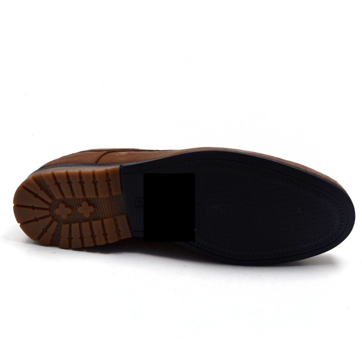 ⁦حذاء رجالي مسطح 4691 ED - بني غير لامع (جلد)⁩ - الصورة ⁦2⁩