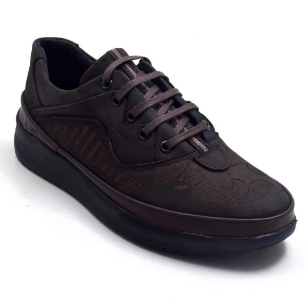 12L-2 DF Flexible Brown Casual Men Shoes (Leather)
