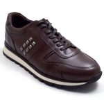 4S-6 ED Men's Stone Brown Casual Shoes (Leather)
