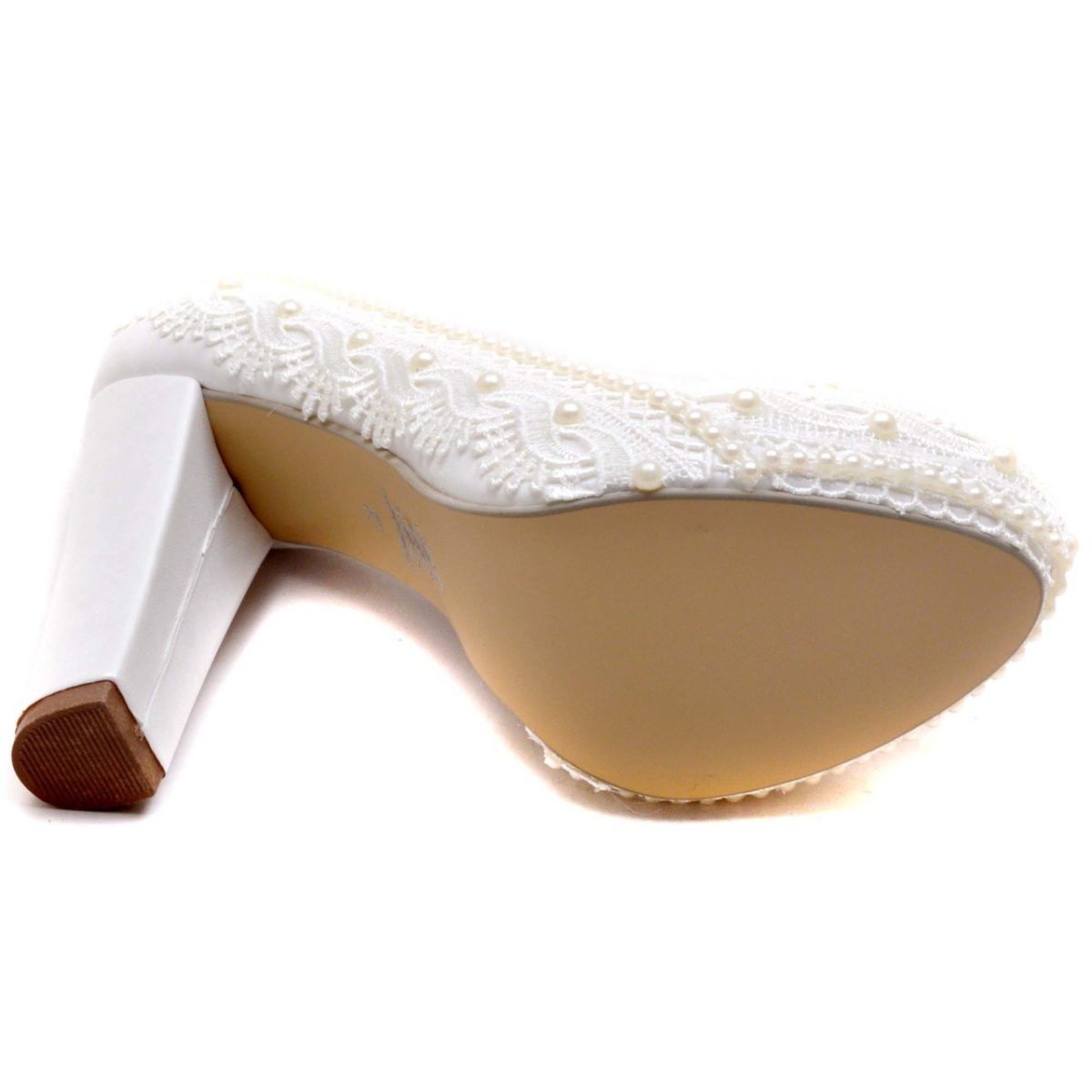 Classic 912-G Wedding Shoes - White - Image 2