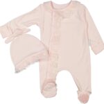 Yenidoğan bebek duş elbisesi