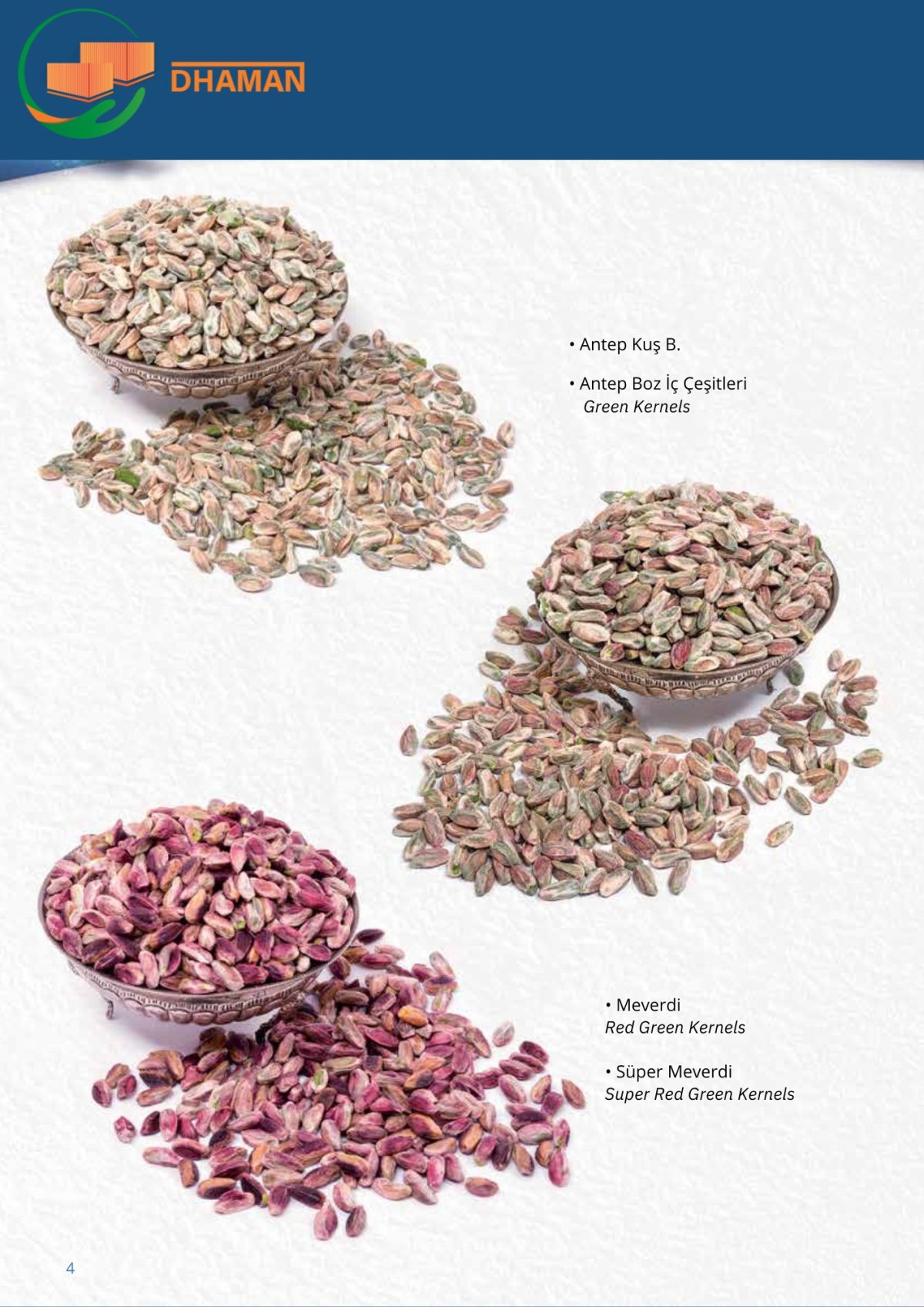 الفستق الحلبي السوري والمكسرات التركية الفاخرة