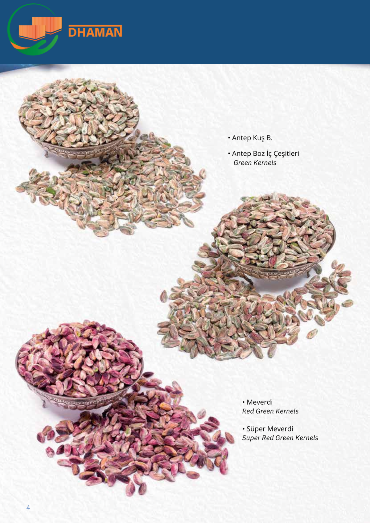 الفستق الحلبي السوري والمكسرات التركية الفاخرة